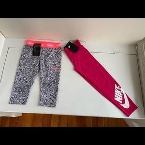 Nike girls lot of leggings size 6x